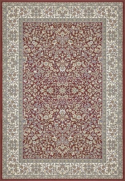 Dynamic Rugs ANCIENT GARDEN 57078-1414 Red and Ivory